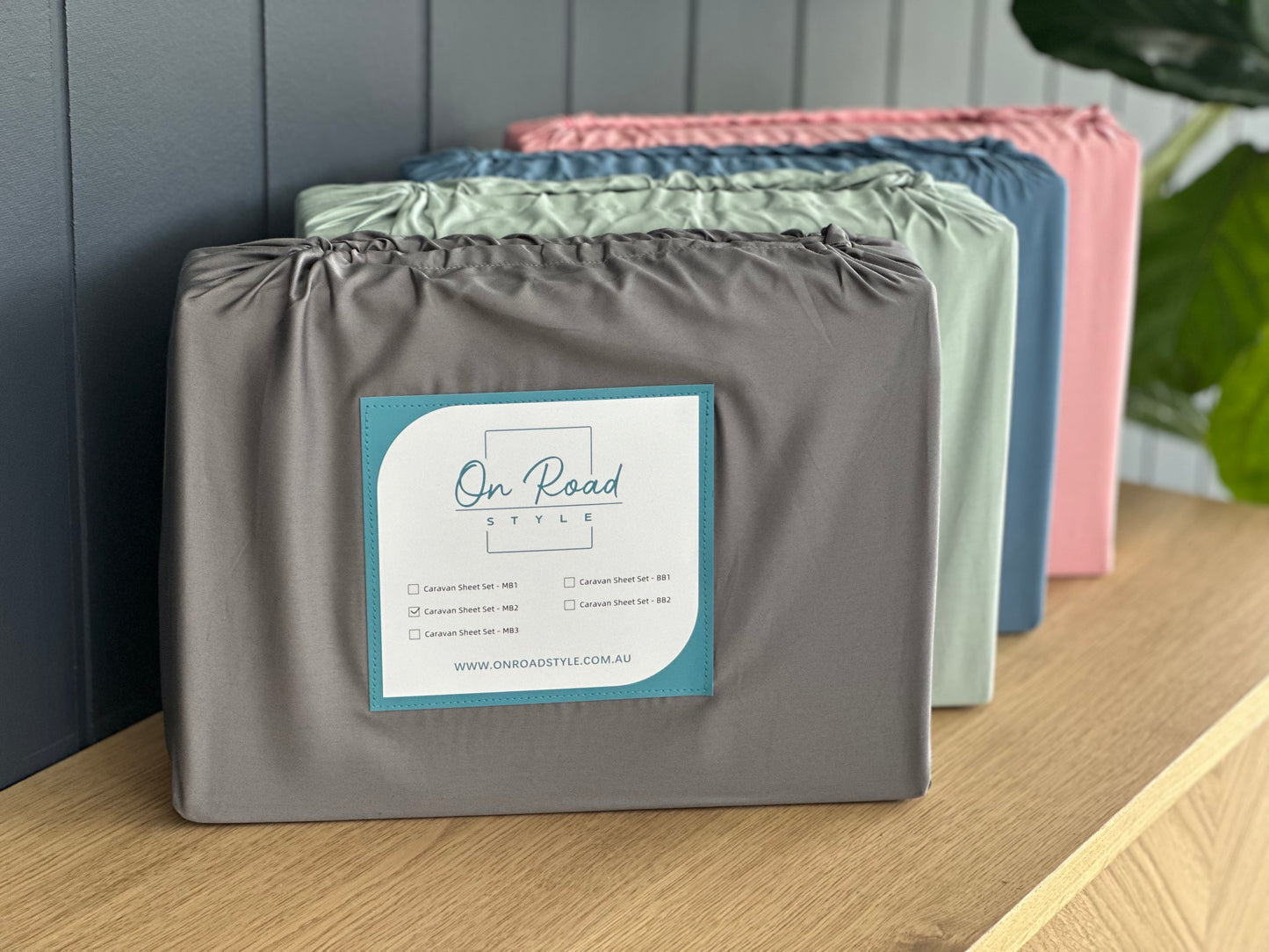 Main Bed 2 Sheet Set CHARCOAL